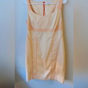 Calvin Klein sz 14 coral sheath dress